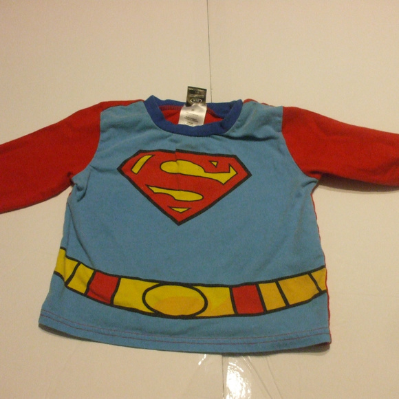 Toddlers Superman PJs Pyjamas 2T 100% Cotton - Picture 2 of 3